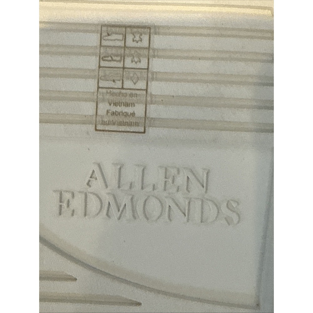 Allen Edmonds Oliver Sneaker Mens 8 3E Luggage Tan New Leather Slip-On EC4501007 - Picture 13 of 16